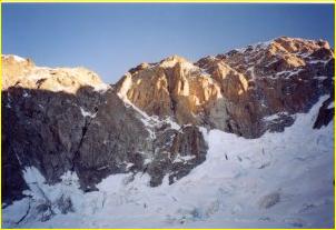 Mont Brouillard, Col Emile Rey, Pico Luigi Amedeo and Mont Blanc