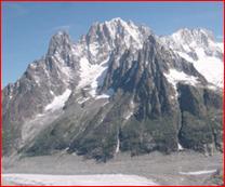 L'Aiguille Verte e le varie creste che da essa si diramano